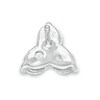 Thumbnail Image 3 of 1/2 CT. T.W. Diamond Past Present Future® Stud Earrings in 10K White Gold