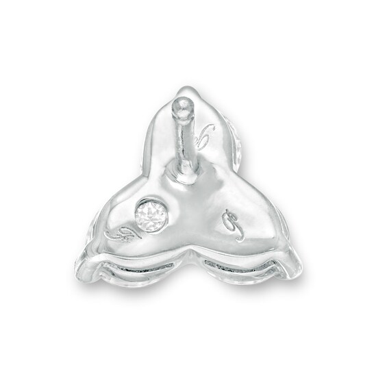 1/2 CT. T.w. Diamond Past Present FutureÂ® Stud Earrings in 10K White Gold