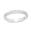 Thumbnail Image 0 of Vera Wang Love Collection 3/8 CT. T.W. Diamond Satin Anniversary Band in 14K White Gold