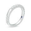 Thumbnail Image 1 of Vera Wang Love Collection 3/8 CT. T.W. Diamond Satin Anniversary Band in 14K White Gold