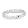 Thumbnail Image 1 of Vera Wang Love Collection 1/2 CT. T.W. Diamond Satin Wedding Band in 14K White Gold