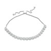 Thumbnail Image 1 of 1 CT. T.W. Composite Diamond Bolo Bracelet in Sterling Silver - 11.25"