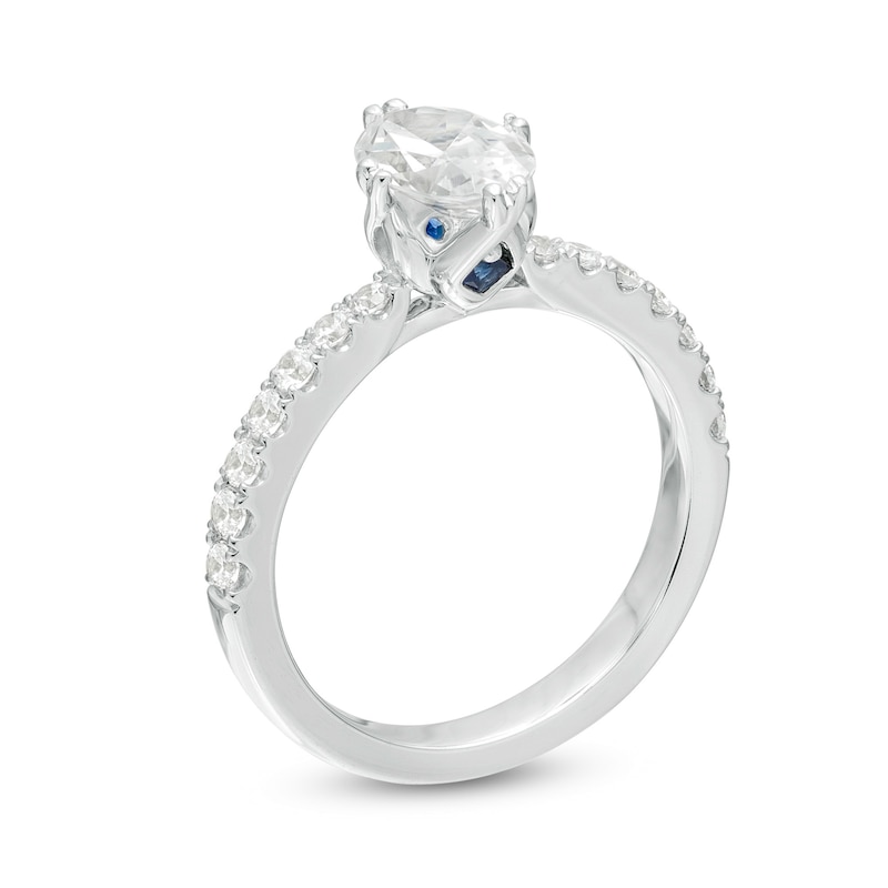 Vera Wang Love Collection 1-1/3 CT. T.W. Certified Oval Diamond ...