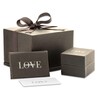 Thumbnail Image 3 of Vera Wang Love Collection 1 CT. T.W. Diamond Frame Engagement Ring in 14K White Gold with Black Rhodium