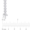 Thumbnail Image 3 of 1 CT. T.W. Diamond Open Rope-Textured Frame Tennis Bracelet in Sterling Silver