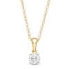 Thumbnail Image 1 of 1/3 CT. Diamond Solitaire Pendant in 10K Gold