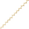 Thumbnail Image 1 of Made in Italy Flower Petal Scatter Bracelet in 10K Gold - 7.5"