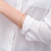 Thumbnail Image 2 of Made in Italy Flower Petal Scatter Bracelet in 10K Gold - 7.5"