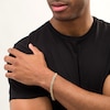 Thumbnail Image 3 of Made in Italy 6.5mm Square Curb Chain Bracelet in Hollow 10K Two-Tone Gold - 8.5"