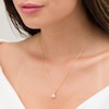 Thumbnail Image 2 of 3/4 CT. Diamond Solitaire Pendant in 10K Gold