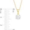 Thumbnail Image 3 of 3/4 CT. Diamond Solitaire Pendant in 10K Gold