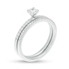 Thumbnail Image 3 of 1/2 CT. T.W. Diamond Bridal Set in 10K White Gold