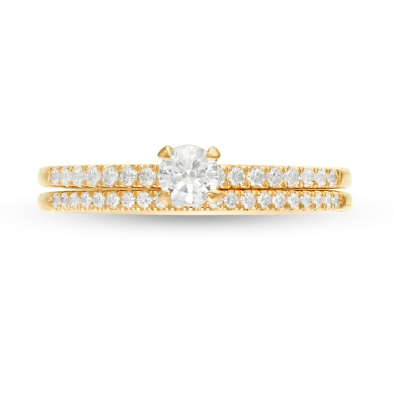 1/2 CT. T.w. Diamond Bridal Set in 10K Gold