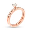Thumbnail Image 3 of 1/2 CT. T.W. Diamond Bridal Set in 10K Rose Gold
