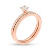 Thumbnail Image 2 of 1/2 CT. T.W. Diamond Bridal Set in 10K Rose Gold