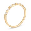 Thumbnail Image 3 of 1/5 CT. T.W. Diamond Alternating Heart Stackable Band in 10K Gold