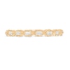Thumbnail Image 4 of 1/8 CT. T.W. Baguette Diamond Art Deco Vintage-Style Stackable Band in 10K Gold
