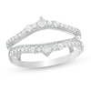 Thumbnail Image 1 of 1/2 CT. T.W. Diamond Crown Vintage-Style Solitaire Enhancer in 10K White Gold