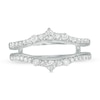 Thumbnail Image 3 of 1/2 CT. T.W. Diamond Crown Vintage-Style Solitaire Enhancer in 10K White Gold