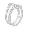 Thumbnail Image 1 of 1/2 CT. T.W. Baguette and Round Diamond Tiara Style Solitaire Enhancer in 10K White Gold