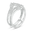 Thumbnail Image 1 of 1/2 CT. T.W. Diamond Crown Vintage-Style Solitaire Enhancer in 10K White Gold