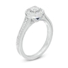 Thumbnail Image 2 of Vera Wang Love Collection 1/2 CT. T.W. Diamond Frame Vintage-Style Engagement Ring in 14K White Gold