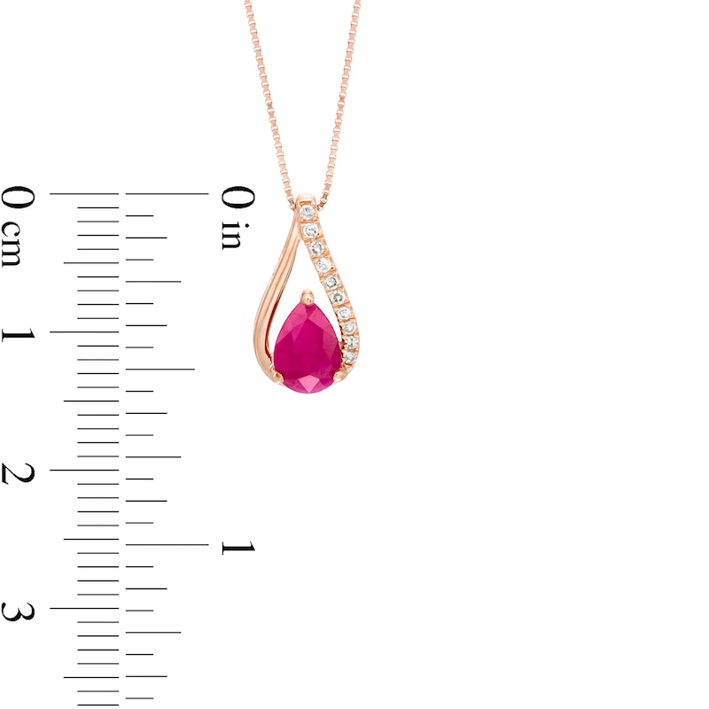 Monogram Sun diamond pendant necklace in rose gold with diamonds