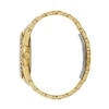 Thumbnail Image 1 of Men's Bulova Exclusive Baguette Crystal Accent Gold-Tone IP Watch with Silver-Tone Dial (Model: 98A239)