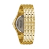 Thumbnail Image 2 of Men's Bulova Exclusive Baguette Crystal Accent Gold-Tone IP Watch with Silver-Tone Dial (Model: 98A239)