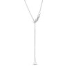 Thumbnail Image 3 of 1-1/5 CT. T.W. Certified Diamond Scallop Frame Flower Pendant in 14K White Gold (I/I2)