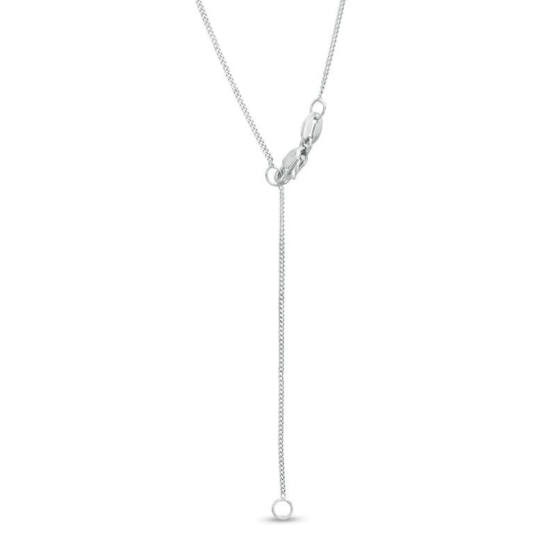 Main Image 3 of 1-1/5 CT. T.W. Certified Diamond Scallop Frame Flower Pendant in 14K White Gold (I/I2)
