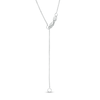 Thumbnail Image 3 of 1-5/8 CT. T.W. Certified Pear-Shaped Diamond Scallop Frame Pendant in 14K White Gold (I/I1)