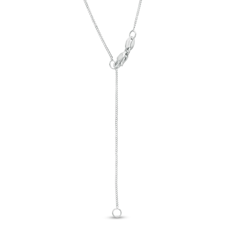 Main Image 3 of 1-5/8 CT. T.W. Certified Pear-Shaped Diamond Scallop Frame Pendant in 14K White Gold (I/I1)