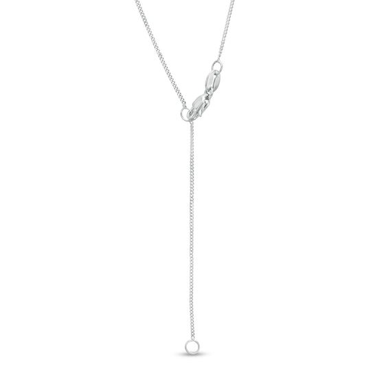 1 CT. T.w. Certified Emerald-Cut Diamond Octagonal Frame Drop Pendant in 14K White Gold (I/I1)