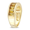 Thumbnail Image 3 of Baguette-Cut Citrine Band in Sterling Silver with Yellow Rhodium