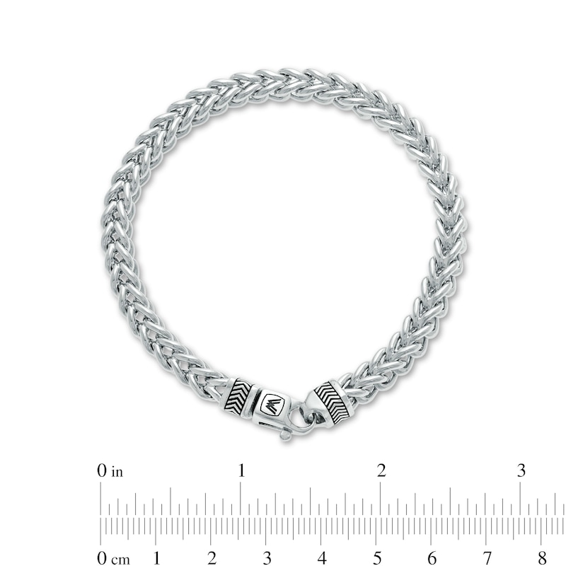Main Image 3 of Vera Wang Men 6.0mm Franco Snake Chain Bracelet in Sterling Silver - 8.5"