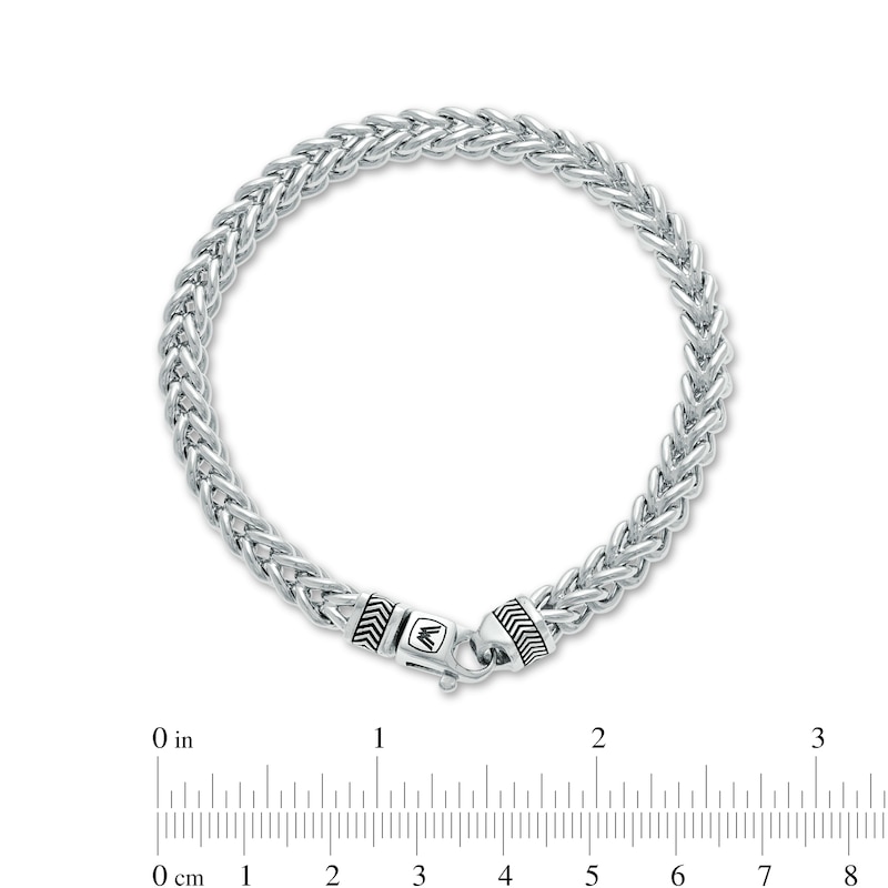 Vera Wang Men 6.0mm Franco Snake Chain Bracelet in Sterling Silver - 8.5"