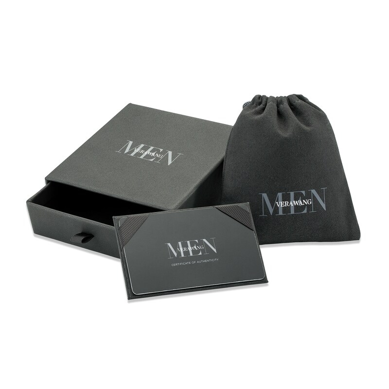 Main Image 4 of Vera Wang Men 6.0mm Franco Snake Chain Bracelet in Sterling Silver - 8.5"