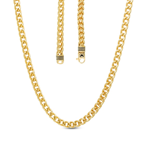 Vera Wang Men 6.0mm Franco Snake Chain Necklace in 10K Gold - 22"