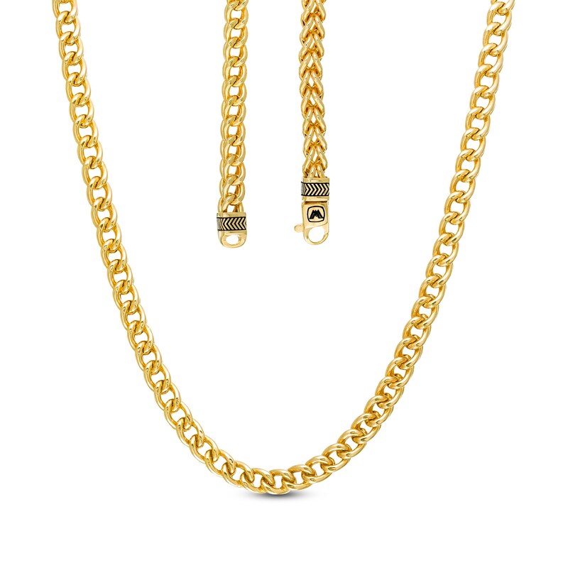 Vera Wang Men 6.0mm Franco Snake Chain Necklace in 10K Gold - 22"