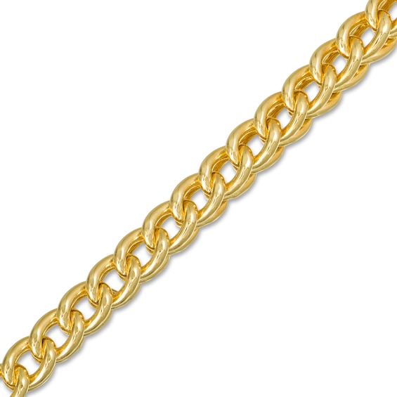 Vera Wang Men 6.0mm Franco Snake Chain Bracelet in 10K Gold - 8.5"