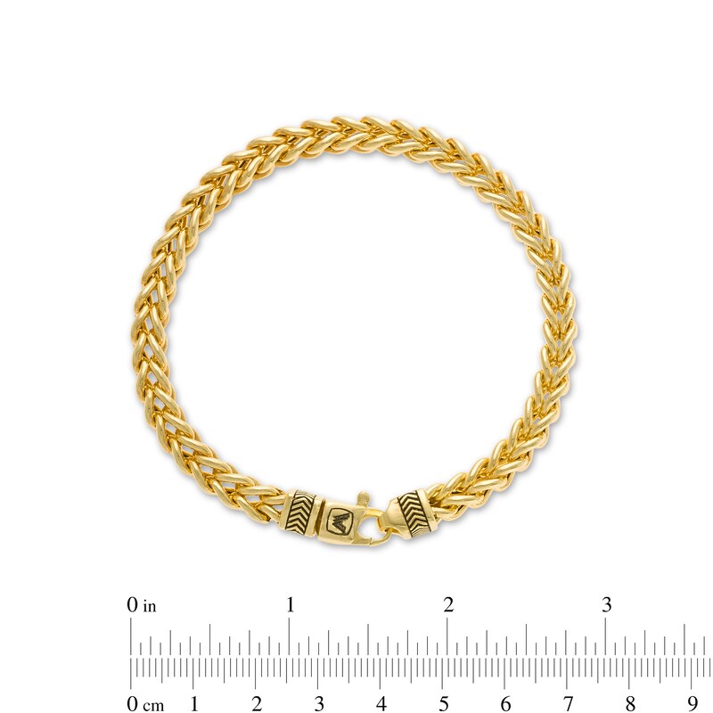 Main Image 3 of Vera Wang Men 6.0mm Franco Snake Chain Bracelet in 10K Gold - 8.5"
