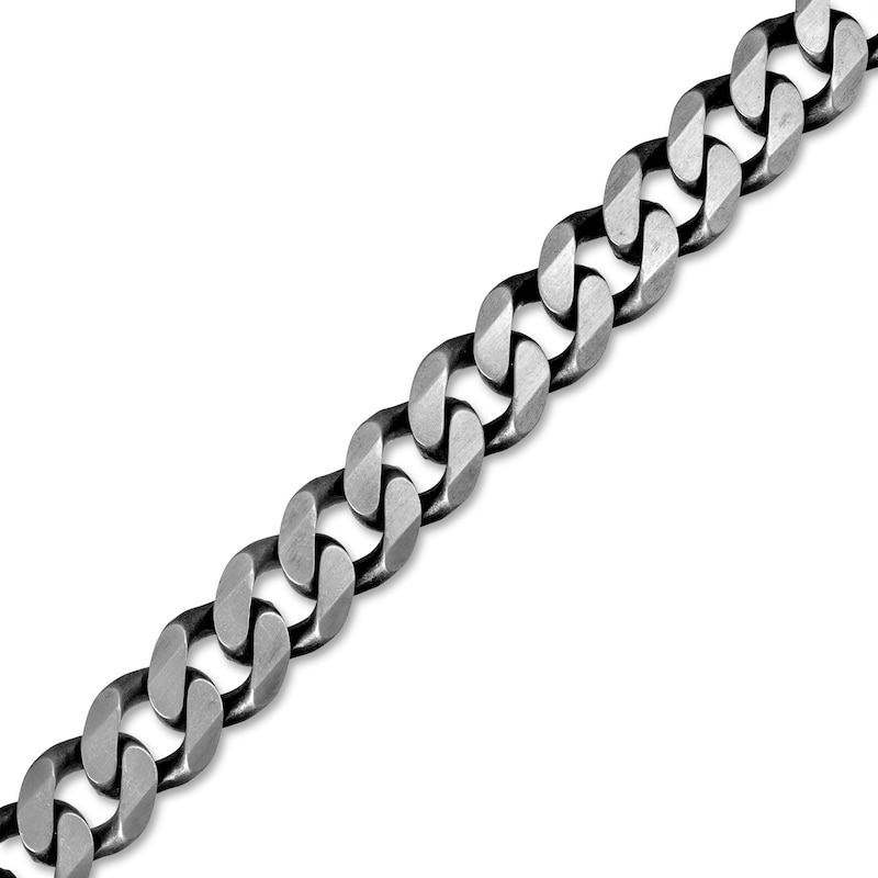 Zales Vera Wang Men 6.2mm Solid Cuban Link Chain Necklace in Sterling Silver - 22