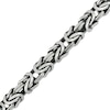 Thumbnail Image 1 of Vera Wang Men 7.0mm Oxidized Byzantine Chain Bracelet in Sterling Silver - 8.75"