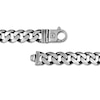 Thumbnail Image 3 of Vera Wang Men 11.0mm Oxidized Curb Chain Necklace in Sterling Silver - 22"