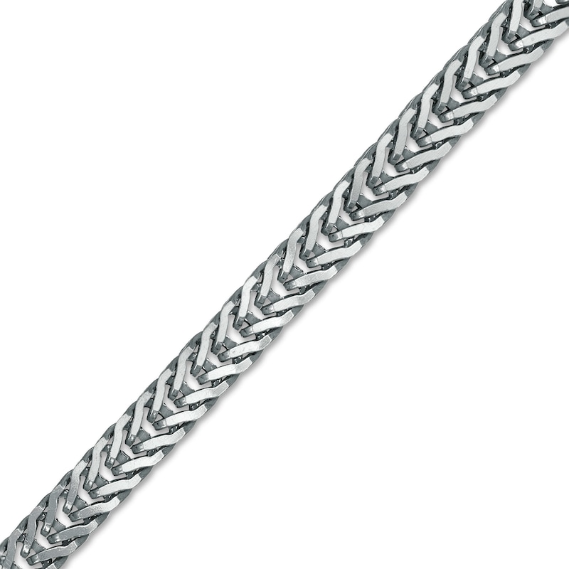 Zales Vera Wang Men 6.2mm Solid Cuban Link Chain Bracelet in Sterling Silver - 8.5