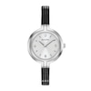 Thumbnail Image 0 of Ladies' Bulova Rhapsody Diamond Accent Leather Strap Watch with Silver-Tone Dial (Model: 96P211)