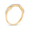 Thumbnail Image 3 of 1/10 CT. T.W. Diamond Oval Link Band in 10K Gold