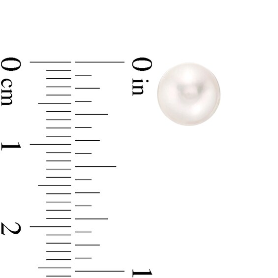 ImperialÂ® 7.5-8.0mm Akoya Cultured Pearl Stud Earrings in 14K Gold
