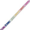 Thumbnail Image 1 of Princess-Cut Lab-Created Multi-Color Sapphire Rainbow Tennis Bracelet in Sterling Silver - 7.25"
